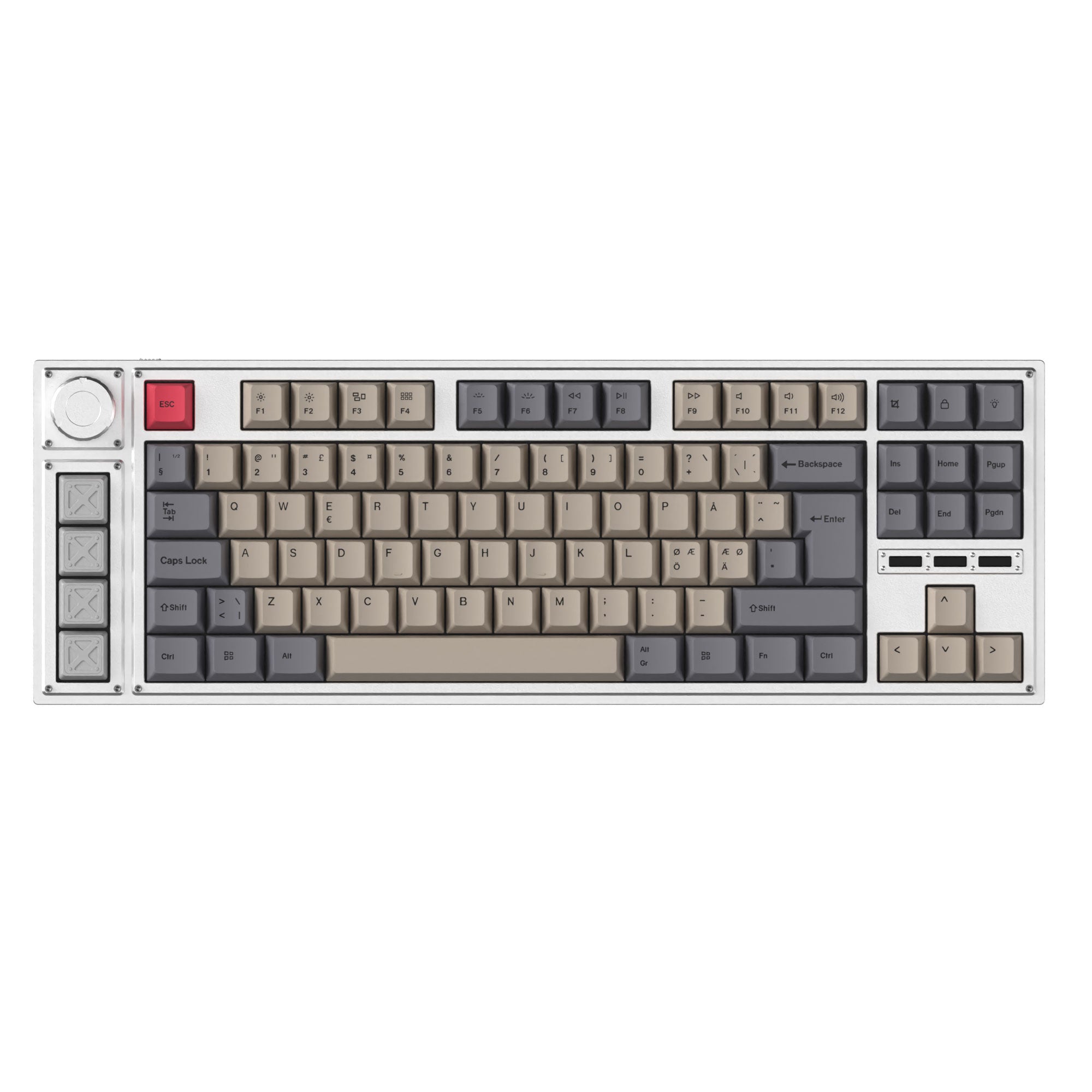 ISO Cherry Dye-Sub PBT Full Set Keycap Set - Carbon Vibe