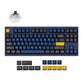 Lemokey L4 QMK Wireless Custom Mechanical Keyboard Full Aluminum Frame Navy Blue Version 80 Percent Layout For Windows Mac Linux Keychron Super Brown Switch