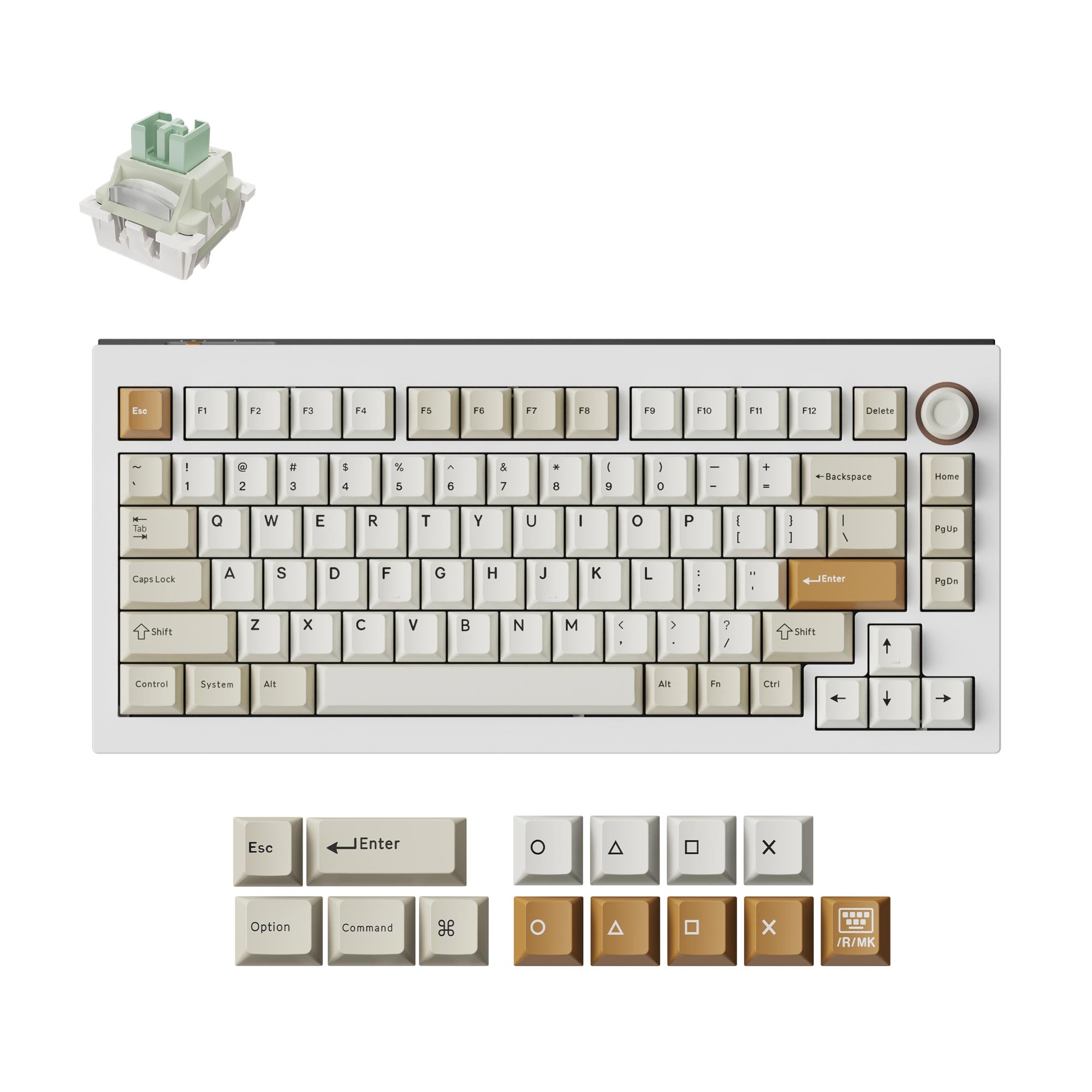 キークロン Lemokey L5HE 8000K 磁気スイッチキーボード Lemokey L5 HE Magnetic Switch Custom Gaming Keyboard