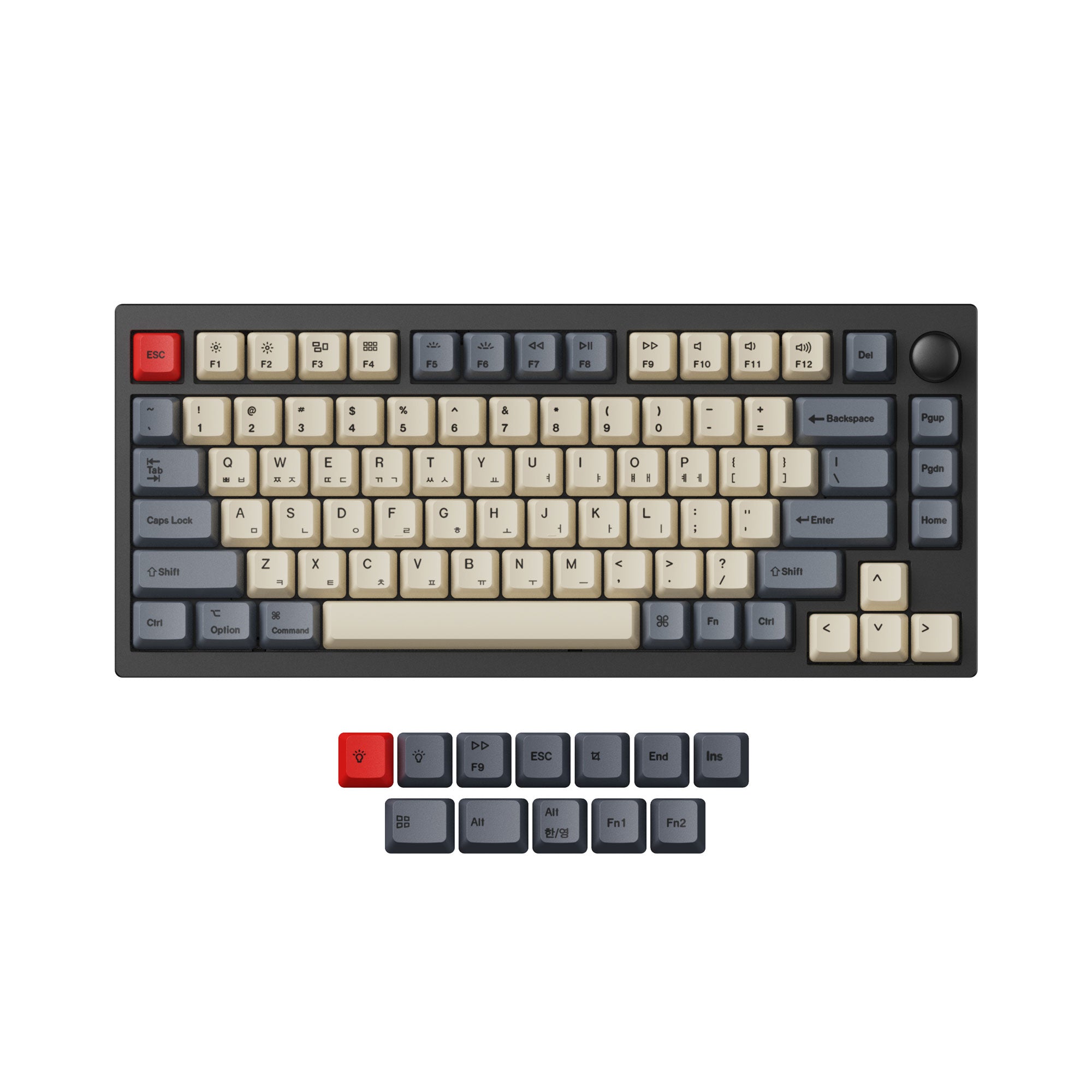 Keychron ISO L1 P1 OEM PBT Keycap Set For Korean