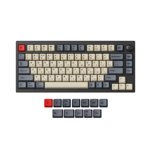 Keychron ISO L1 P1 OEM PBT Keycap Set For Russian