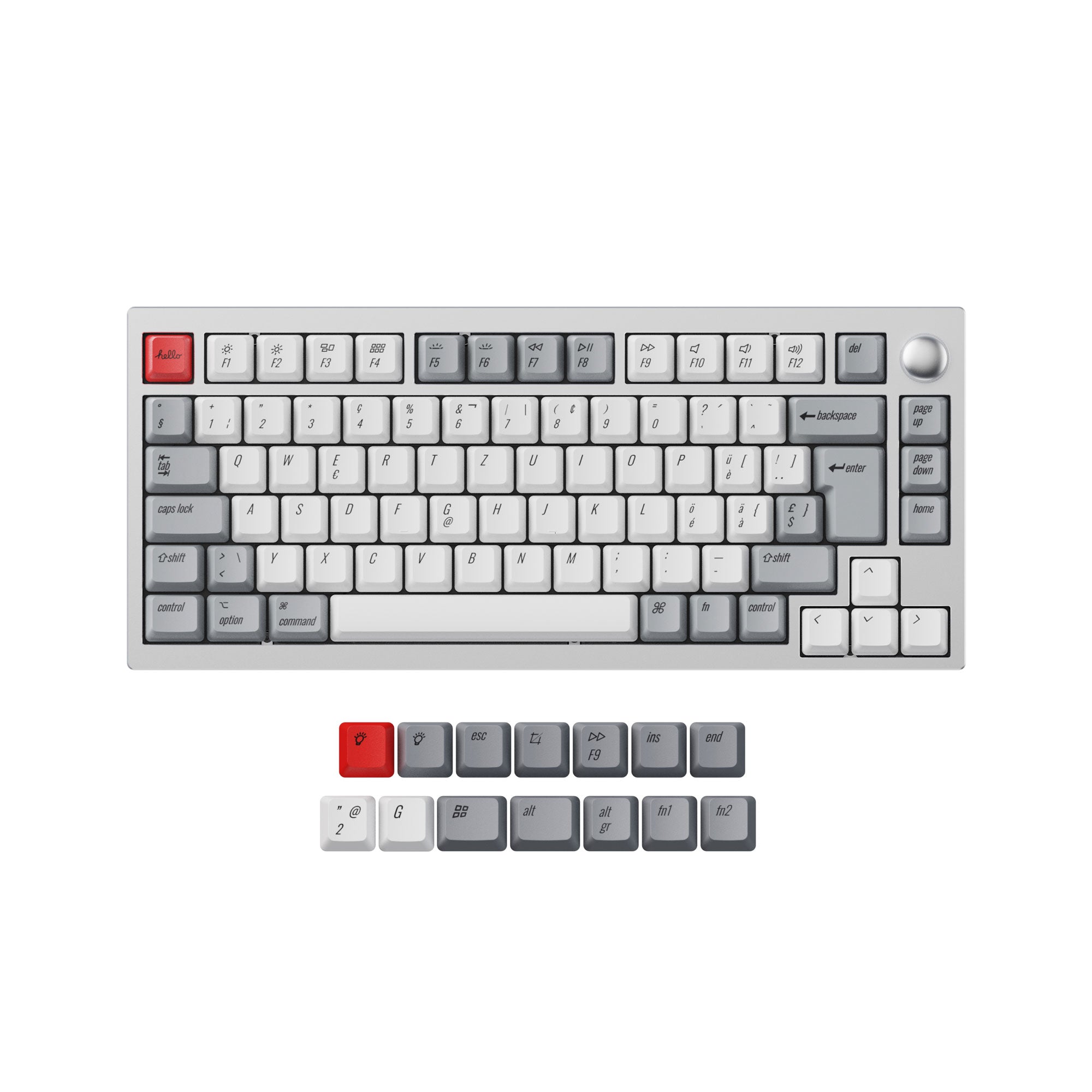 ISO & ANSI L1 & P1 OEM Dye-Sub PBT Keycap Set - Retro