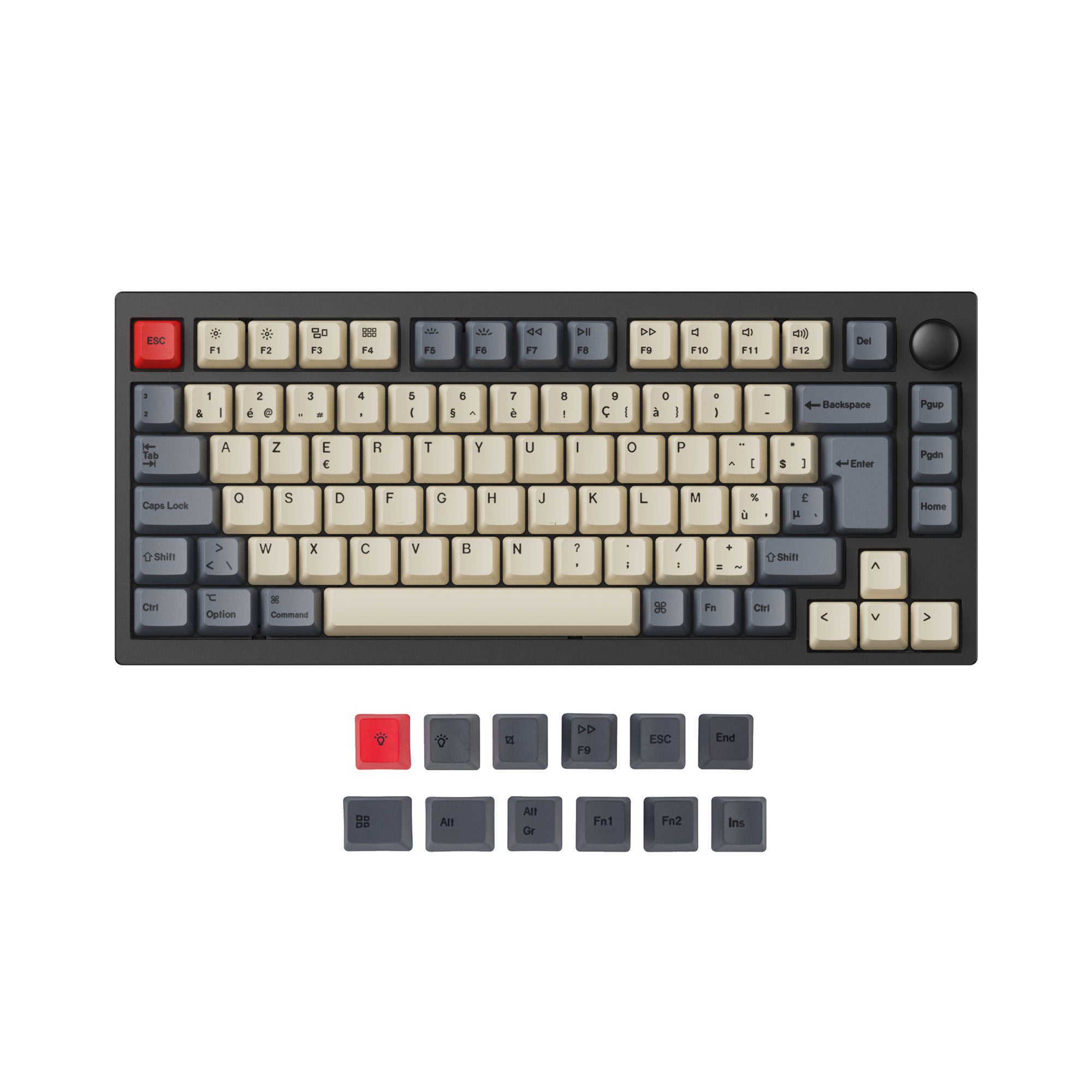 Keychron ISO L1 P1 OEM PBT Keycap Set For Belgian